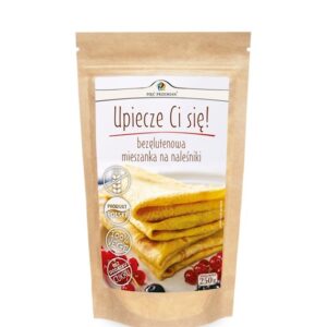 Bezglutenowa mieszanka na naleśniki Pięć Przemian, 250g, produkt polski, bez cukru, vege.