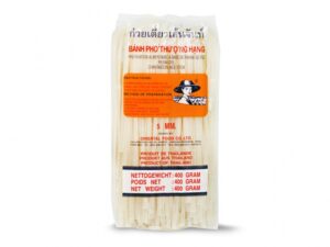 Opakowanie tajskich makaronów ryżowych 5 mm, 400 g, produkt z Tajlandii, marki Oriental Food Co., Ltd.