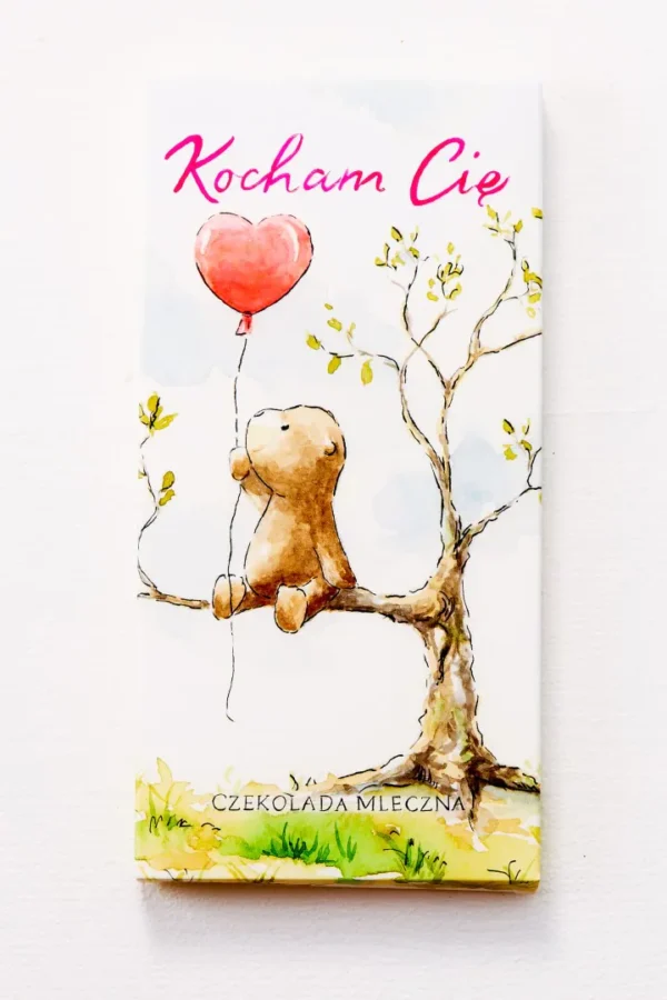 KOCHAM CIĘ </br> czekolada mleczna