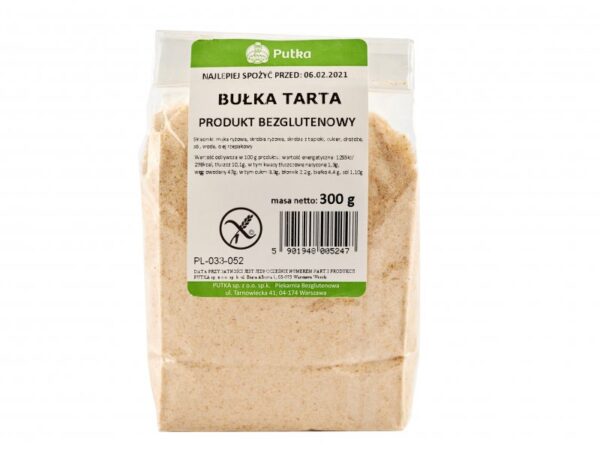 BUŁKA TARTA 300 g  bezglutenowa
