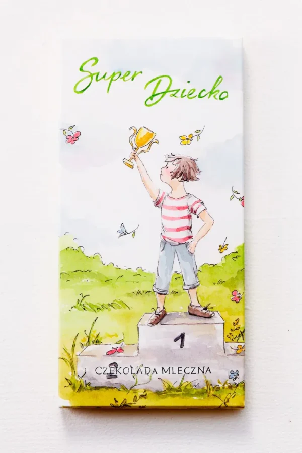 SUPER DZIECKO </br> czekolada mleczna