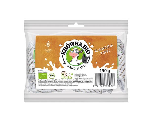 KRÓWKI BEZGLUTENOWE BIO 150g</br>klasyczne toffi