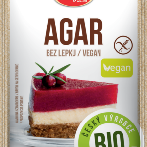 Opakowanie agaru bezglutenowego i wegańskiego marki Amylon, z bio certyfikatem, waga 10 g.