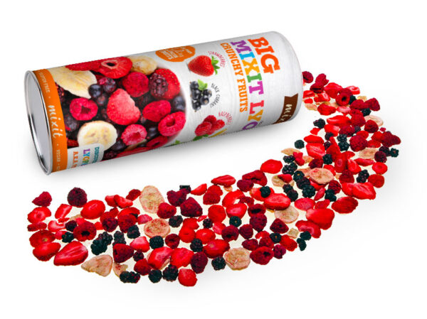 DUŻE CHRUPIĄCE OWOCE liofilizowane</br> 150 g MIXIT