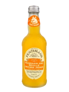 Butelka napoju Fentimans Mandarin and Seville Orange Jigger, naturalny napój z dodatkiem imbiru i ekstraktów ziołowych.