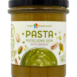 PASTA Z PISTACJI 100% 180g</br>bez cukru bezglutenowy Pięć Przemian