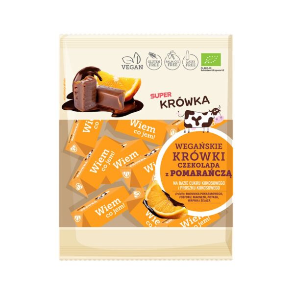 KRÓWKI BEZGLUTENOWE BIO 150g</br>czekolada z pomarańczą