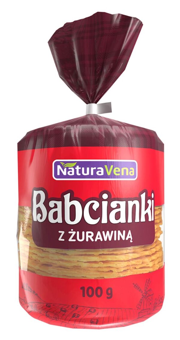 CIASTKA BABCIANKI </br> Z ŻURAWINĄ 110g