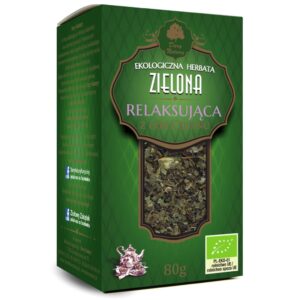 HERBATA ZIELONA RELAKSUJĄCA </br> EKO 80g