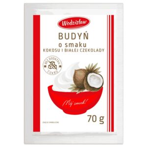 BUDYŃ KOKOS I BIAŁA CZEKOLADA </br> WODZISŁAW 70G