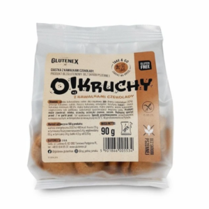 CIASTKA BEZGLUTENOWE Z CZEKOLADĄ </br> "OKRUCHY" GLUTENEX 90g