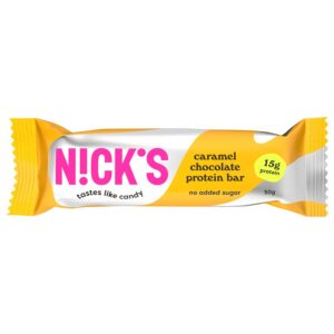 BATON SŁONY KARMEL W CZEKOLADZIE </br>  NICK'S  50G