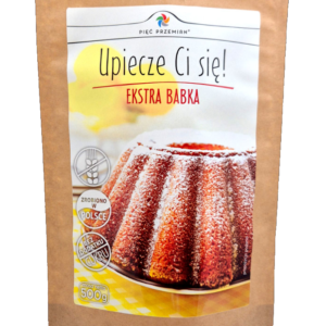 MIESZANKA NA BABKĘ bezglutenową</br>BEZ CUKRU 500g PIĘĆ PRZEMIAN