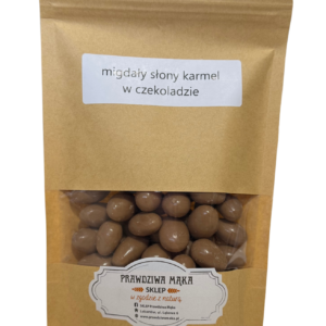 MIGDAŁY SŁONY KARMEL 200 g w czekoladzie
