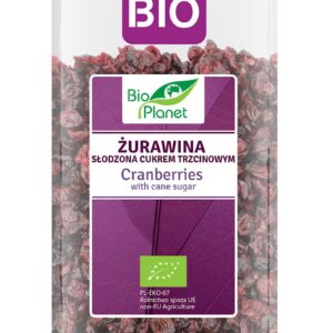 ŻURAWINA Z CUKREM TRZCINOWYM BIO </br> BIO PLANET 400G