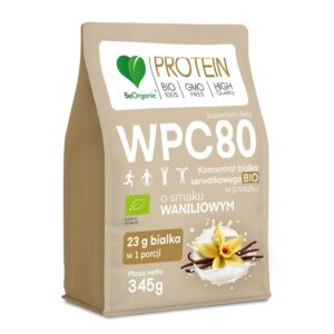 BIAŁKO O SMAKU WANILIOWYM (KONCENTRAT WPC80) </br> BE ORGANIC 345g